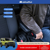 Pour Suzuki Jimny (Jb64 Jb74) 19-26 : Organisateur de rangement central et boîte d'accoudoir modifiés