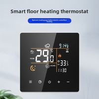 Thermostat LCD WiFi Tuya avec contrôle central Modbus RS485 pour chauffage au sol électrique haute puissance et à eau