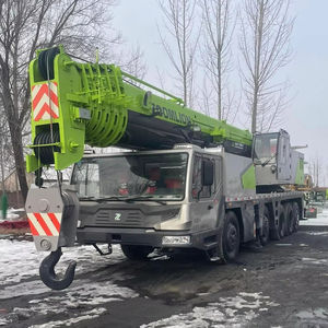 Grúa sobre camión Zoomlion 100T bien mantenida con sistema de potencia aprobado para equipos de construcción pesada - Product Image 1