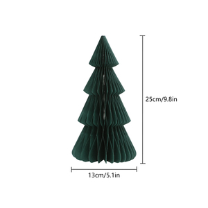 Albero <span class=keywords><strong>di</strong></span> Natale in Cartone 3D all'Ingrosso, Decorazione Pasquale Ecologica, Ornamenti Festivi Magnetici Pieghevoli Personalizzabili per la Casa - Product Image 3