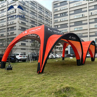 Dôme gonflable personnalisé pour la course, tente publicitaire, abri imperméable pour salons professionnels, tentes gonflables pour événements et courses