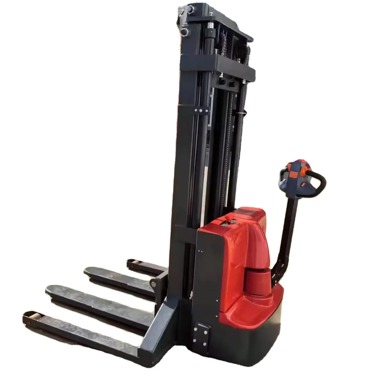 Hugo 1.5ton chân rộng xách tay Stacker Điện Xe Tải nâng 2m Pallet xe nâng Stacker máy