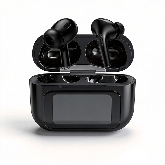 TWS In-Ear Earbuds A9 Pro Noise Cancelling Smart Touch Control Hi-Fi Stereo Sound IPX-4 Waterproof Intelligent Charging Case