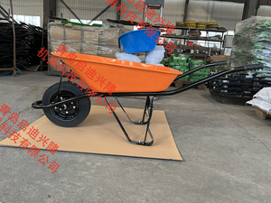 WB7200รถสาลี่เหล็กเคลือบ75L สำหรับใช้ในการก่อสร้างและใช้ในสวนตลาดอเมริกาใต้ - Product Image 2