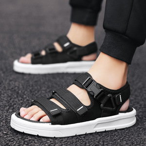 <span class=keywords><strong>Sandales</strong></span> plates pour hommes, taille 39-44, mode, bout ouvert, plateforme, <span class=keywords><strong>sandales</strong></span> décontractées, <span class=keywords><strong>gladiateur</strong></span>, boucle, chaussures à lanières - Product Image 4