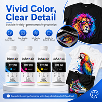 Kit d'encre DTF haute densité de couleur, approvisionnement direct usine pour imprimante A3 A4, impression textile personnalisée sur T-shirt par transfert thermique
