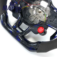 Accessoires de voitures Volant de direction en fibre de carbone forgé à LED pour Volkswagen Golf MK7 MK7.5 R GTI GTS GTE GTD Polo Passat