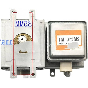 Magnétron pour four à micro-ondes M24FB-610 35mm 115mm, pièce de rechange pour four à micro-ondes - Product Image 1