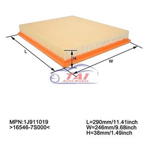 Filtro de Aire para Motor de Coche 16546-7S000 para Nissan Frontier D40 Pathfinder R51 NV1500 para Jeep Grand Cherokee ZJ WJ - Product Image 2
