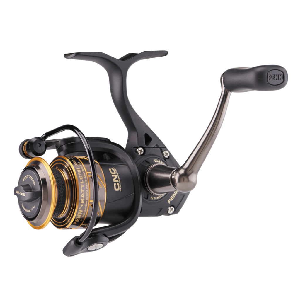 Penn Battle III IV Fishing Reels 3000-8000, 30lb Drag, Metal Body