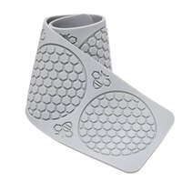 Molde de Silicona para Postres con Diseño de Panal de Abeja Redondo, Certificado LFGB, No Tóxico, Sostenible y Reutilizable, para Repostería
