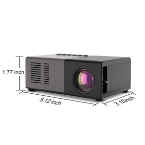 โปรเจคเตอร์ LCD ขนาดเล็กพกพาสะดวก พร้อมลำโพงในตัว รองรับความละเอียด 1080P สำหรับโฮมเธียเตอร์ - Product Image 2