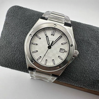 Montre d'ingénieur V7 Factory, mécanique automatique, cadran classique à damier, boîtier en titane 40 mm, bracelet en caoutchouc, style business et décontracté