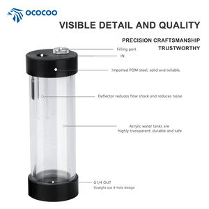 OCOCOO D50-Z13E industriale acrilico raffreddato ad acqua serbatoio esterno filettato D50M per la custodia del Computer - Product Image 3
