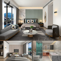 Dernière conception pour projet de villa avec décoration de la maison Service à guichet unique Mobilier de salon industriel moderne unique