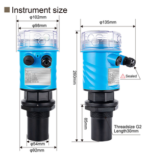 5m 10m 15m 4-20mA Ultrasonic <b>Level</b> <b>Sensor</b> Non-Contact Sanitary Olive <b>Oil</b> Grain Solids with LCD Display 0.5 Accuracy - Product Image 5