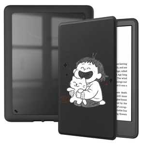 Étui intelligent personnalisé en cuir PU avec fonction magnétique et dos transparent pour <span class=keywords><strong>Kindle</strong></span> 6.8 "<span class=keywords><strong>Paperwhite</strong></span> 11e génération <span class=keywords><strong>2021</strong></span> - Product Image 1