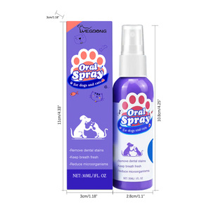Spray limpiador <span class=keywords><strong>de</strong></span> dientes para mascotas, elimina el sarro, el <span class=keywords><strong>mal</strong></span> <span class=keywords><strong>aliento</strong></span>, refresca los dientes, limpia los dientes, spray para el cuidado bucal para <span class=keywords><strong>perros</strong></span> y gatos - Product Image 1
