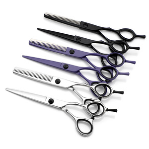 กรรไกรตัดผม 5.5 นิ้ว 6 นิ้ว สแตนเลส กรรไกรตัดผมมืออาชีพ กรรไกรซอยผม กรรไกรช่างทำผม - Product Image 2
