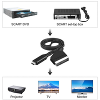 Câble de conversion pratique pour connexion directe SCART vers HD