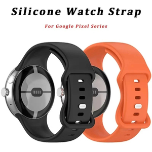 Bracelet de montre en silicone de haute qualité Upro avec boucle papillon pour Google Pixel Watch 1/2, bracelet de sport intelligent en silicone - Product Image 2