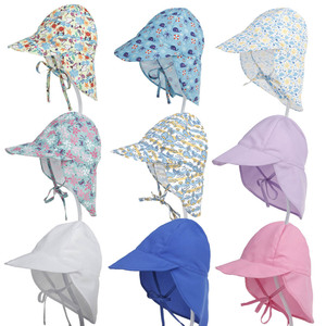 Cappelli da pescatore per bambini ad asciugatura rapida per bambini da 3 mesi a 5 anni protezione UV da spiaggia a tesa larga cappellini da sole essenziali per esterni - Product Image 2