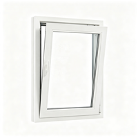 Fenêtre à battant et à basculer en aluminium à rupture de pont thermique insonorisée, double vitrage feuilleté, acoustique, anti-effraction, sur mesure pour hôtel