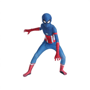 Disfraz de Capitán América para Niños de 8 a 13 Años, Traje Musculoso de Poliéster para Juegos de Rol, Anime, Verano 2025 - Product Image 4