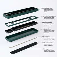 Teal Green Mechanical Keyboard Case Sheet Metal Keyboard Shell Gaming Keyboard Cover