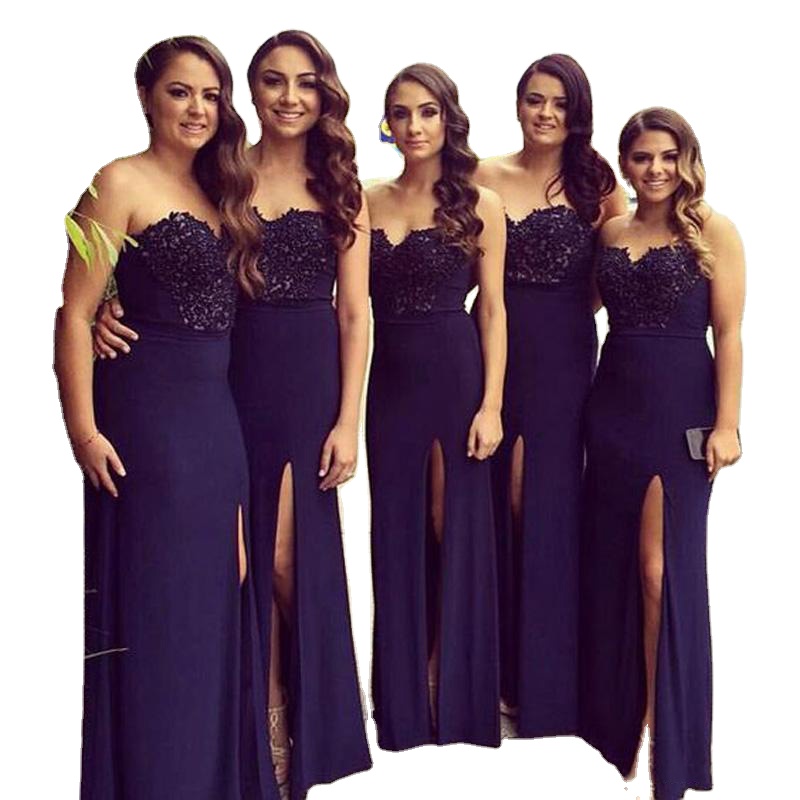 all lace bridesmaid dresses Pink Bridesmaid Dresses Lace Top Long Chiffon Wedding Guest Dresses ARD1186