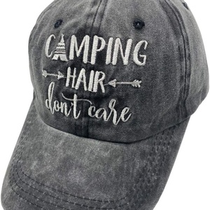 Casquettes de baseball Splash Brothers personnalisées unisexe sportives pour le camping, style vintage, ajustables, en jean, motif à pois, pour les cheveux qui ne font pas la moindre différence - Product Image 3
