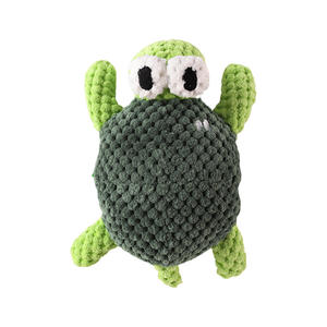 Nouveau jouet en <span class=keywords><strong>peluche</strong></span> pour animaux de compagnie, résistant aux morsures, couineur, en forme de tortue, crabe, étoile de mer, avec corde, pour chiens, animaux marins et animaux transfrontaliers - Product Image 5