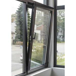 Fenêtres à battants en aluminium mince, <span class=keywords><strong>double</strong></span> vitrage, <span class=keywords><strong>double</strong></span> <span class=keywords><strong>action</strong></span>, isolées thermiquement, pour climat froid - Product Image 3