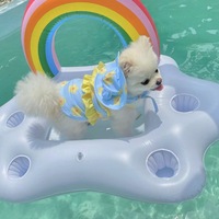 Vêtements pour chiens : Nouveau maillot de bain respirant à motif floral pour l'été – Gilet bikini pour chien Teddy Bixiong