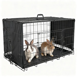 Metal ve Plastik Papağan Üreme Kafesi, Kaplan Derisi Şakayık Desenli, Büyük Boy, Ekstra Büyük Boy Plastik Tepsi Dahil - Product Image 4