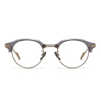 Nouveautés 0080 : Montures de lunettes rétro de haute qualité en acétate et titane pour lunettes optiques. Vente en gros de haute qualité.