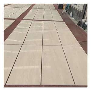 Chất lượng cao Trung Quốc bán buôn hóa thạch gỗ màu be đá vôi Ốp tường hiện đại đánh bóng sàn đá cẩm thạch gạch trong nhà ngoài trời khách sạn - Product Image 1