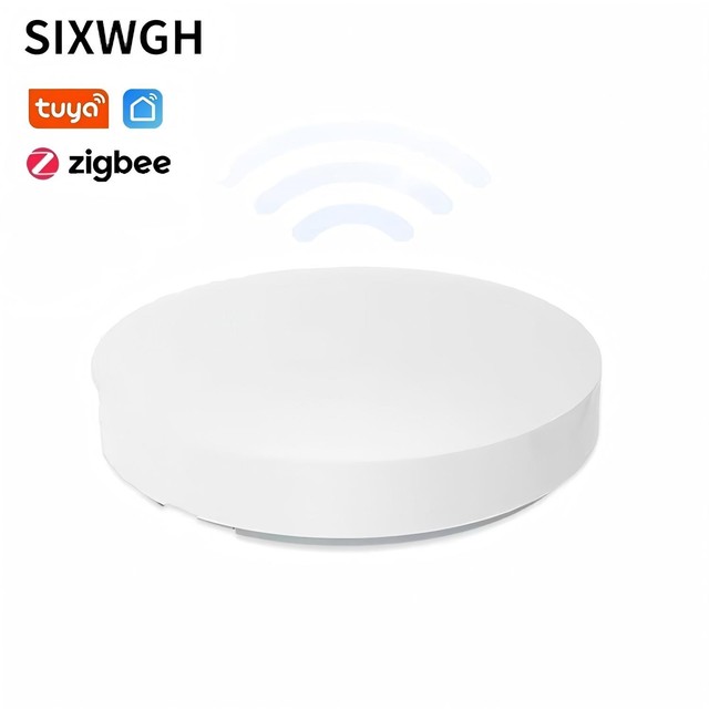 SIXWGH Tuya ZigBee Smart Button Switch Wireless Remote Control One Key Multi-Scene Controller Compatible Android Smart Home