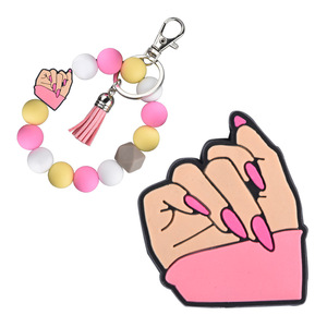 Las nuevas cuentas focales de silicona únicas Taylor POP Singer <span class=keywords><strong>Karol</strong></span> <span class=keywords><strong>G</strong></span> Pop Star Selena Cheap 3D Focal Beads Best Dad - Product Image 5