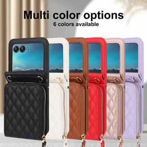 RFID bloquant le porte-carte <span class=keywords><strong>de</strong></span> crédit en cuir <span class=keywords><strong>de</strong></span> luxe portefeuille étui <span class=keywords><strong>de</strong></span> téléphone pochette pour Motorola 50 60 Ultra bandoulière couverture arrière - Product Image 6