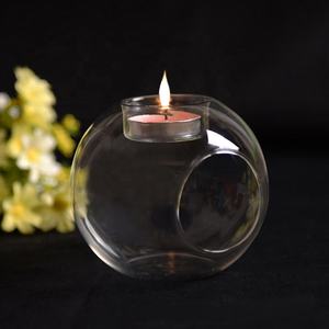 Wholesale Clear Ball Shape <strong>Glass</strong> Flowerpot Terrarium Container Hanging <strong>Glass</strong> Vase <strong>Candle</strong> <strong>Holders</strong> for Wedding Decoration - Product Image 6
