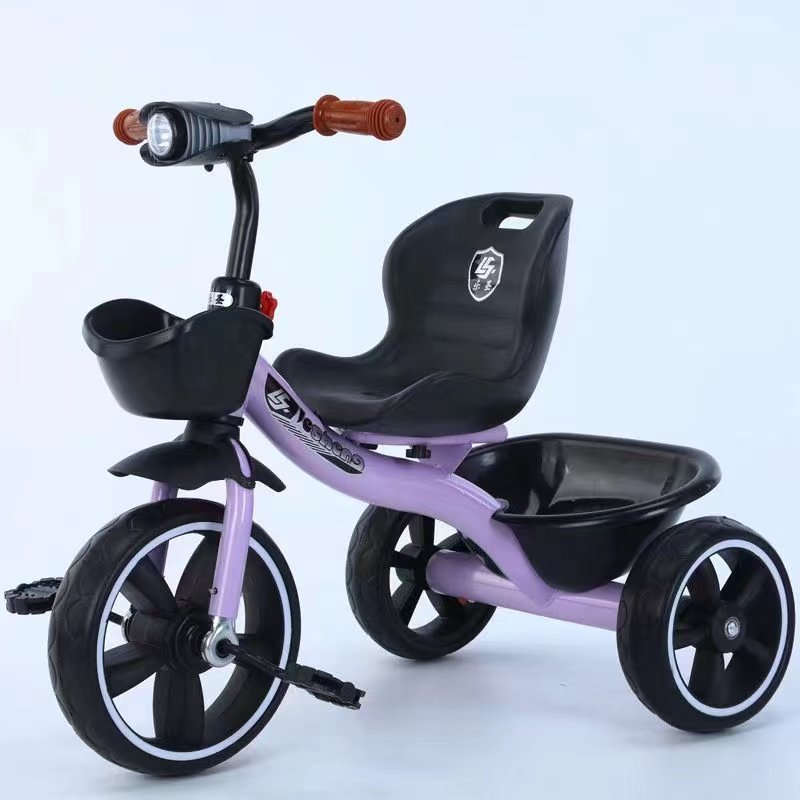 Durable Plastic Kids Pedal Tricycle Anti