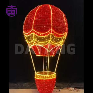 Luces Decorativas de Globos Aerostáticos Navideños, Luces LED Impermeables para Exteriores, Decoración para Plazas, Calles, Parques, Festivales, Celebraciones de Invierno - Product Image 6