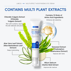 Crema hidratante <span class=keywords><strong>para</strong></span> <span class=keywords><strong>ojos</strong></span> antienvejecimiento, iluminadora, suavizante, reafirmante, hidratante con triple rodillo <span class=keywords><strong>para</strong></span> ojeras - Product Image 4