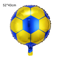 18 pouces noir et blanc football football basket-ball baseball hélium ballon sport feuille ballon décoration