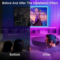 Tira de Luces LED Inteligente Dailu, 5M 10M RGB 5V, Impermeable, Retroiluminación LED para TV, 5050 USB, Luz Decorativa con Cambio de Color y Música
