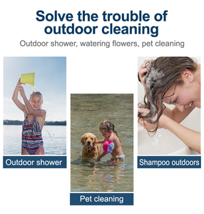 <span class=keywords><strong>Ducha</strong></span> Eléctrica Portátil Recargable con Bomba de <span class=keywords><strong>Ducha</strong></span> para Hotel, Apartamento, Viajes, Campamento al Aire Libre - Product Image 6