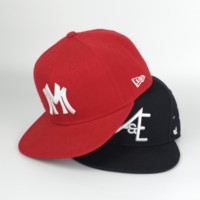 Topi Snapback Tanpa Struktur Bordir Logo 6 Panel Korduroi Berkualitas Tinggi Kustom