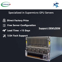 Supermicro 821GE TNHR 8X H200 GPU Server System Dual Intel 8558 CPUs 32 Slots DDR5 5600 Memory GPU Server for AI Model Training