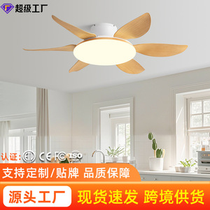Nordic Style <b>Ceiling</b> Fan <b>Light</b> With Led Fixed Blade For Living Room And Bedroom - Product Image 5
